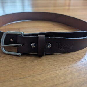 Tanner Goods classic leather belt - Cognac 32